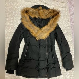 ADALI down coat with natural fur Signature Mackage C